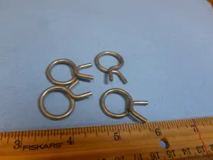 Lot of 4 TCM / CONTINENTAL 536388-.62 CLAMP, TSIO UPPER DECK HOSE Aviation